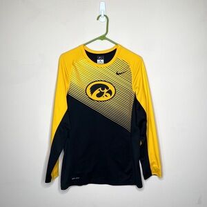Nike Yellow and Black Long Sleeve Tee